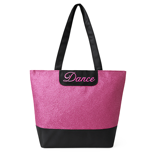 4925Fu Glitter Dance Tote (Fuchsia) - Click Image to Close